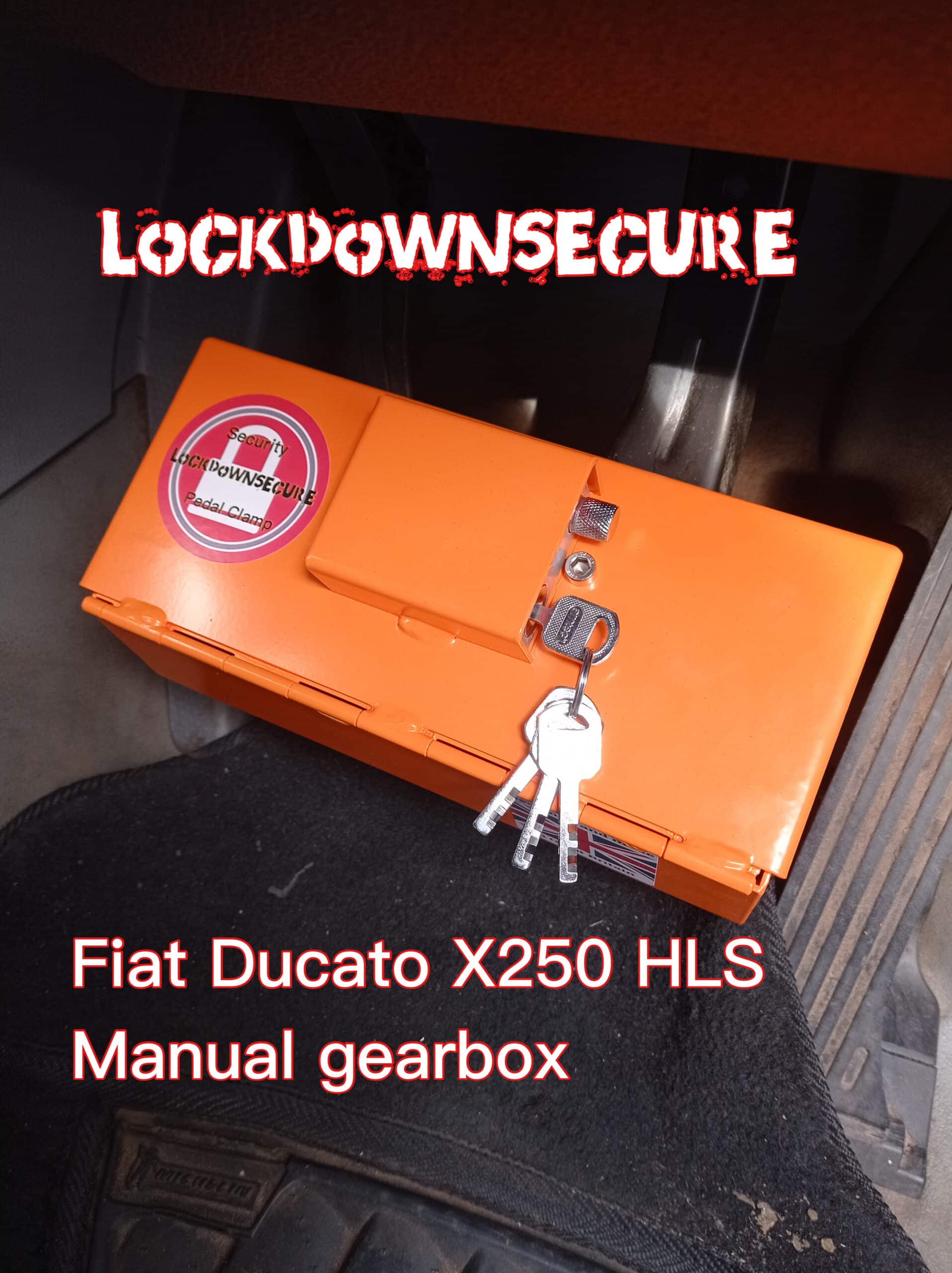 Fiat Ducato X250 Motorhome Pedal Lock Manual gearbox HLS Lockdown