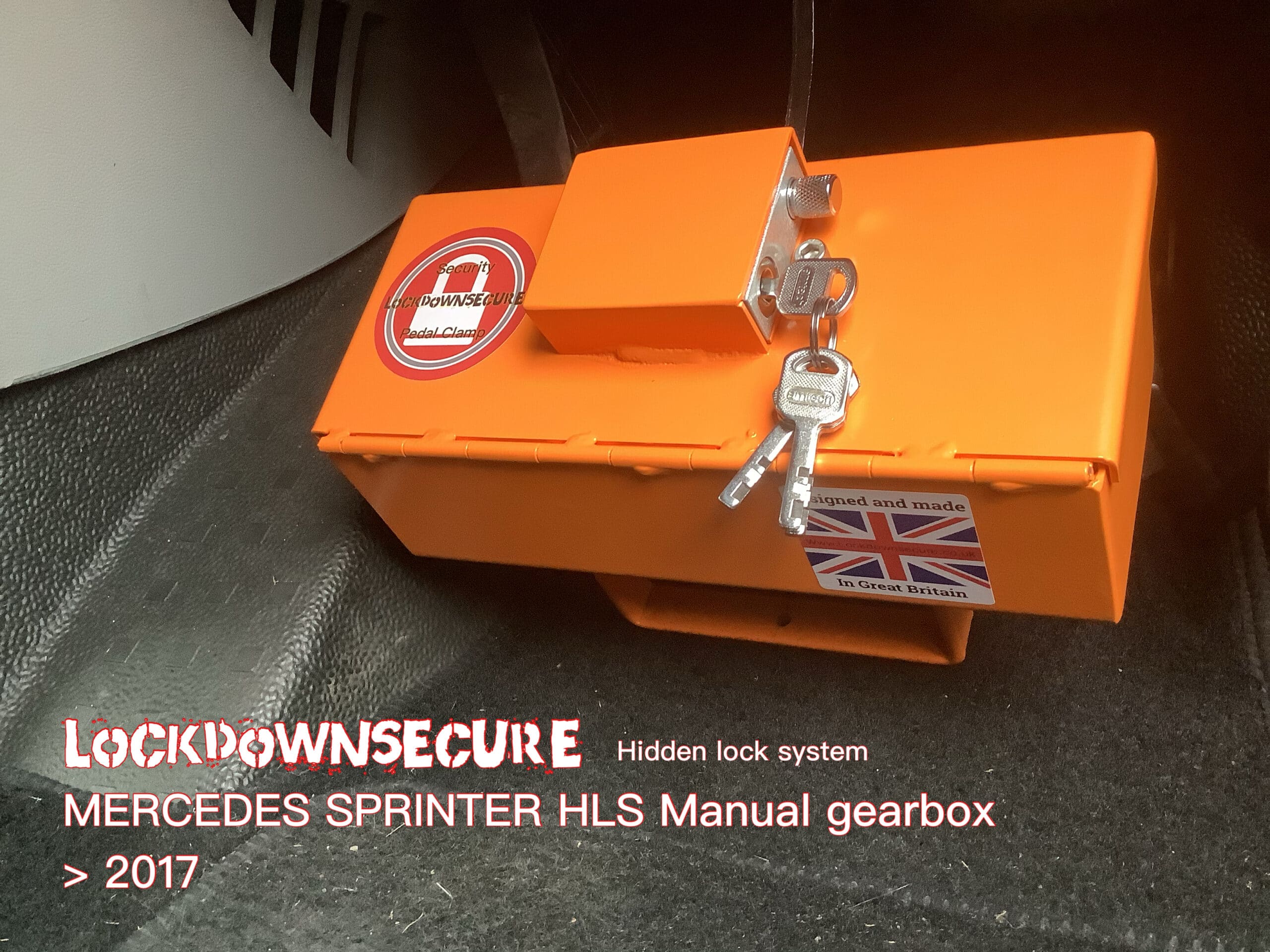 thumbnail image 2 of Milenco Automatic Pedal Lock For Mercedes Sprinter & Ford Transit Vans (2013+) - Anti-Theft Security Device For Motorhomes 2 of 5